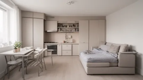 Aranżacja kawalerki 35m2